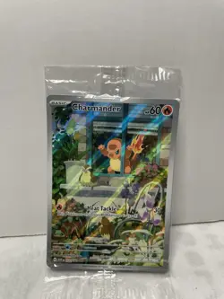Pokemon TCG Charmander Obsidian Flames #044 SVP en Black Star Promo Card, SEALED - Image 1