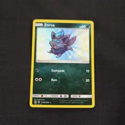 Pokemon TCG - Zorua SV25 Metang SV31 / SV94 Hidden Fates Shiny Vault Holo Card - Image 3