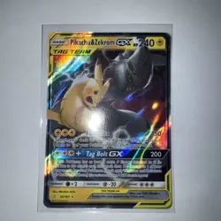 Pokemon Card Pikachu & Zekrom GX Tag Team 240 HP World Championships 2019 Japan - Image 1