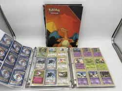 HUGE Binder Collection Lot of 550+ Pokemon Cards - Image 1
