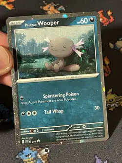 Pokemon Cards Paldean Wooper SVP041 Holo Promo - (NM) - Image 2
