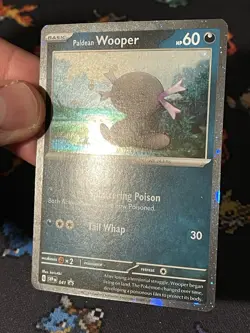 Pokemon Cards Paldean Wooper SVP041 Holo Promo - (NM) - Image 3