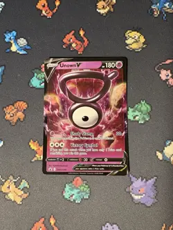 Pokemon Cards Unown V SWSH300 Special Collection Box Promo - NM - Image 1