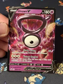 Pokemon Cards Unown V SWSH300 Special Collection Box Promo - NM - Image 2