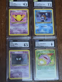 Lot Of 4 Vintage CGC graded Pokemon Cards - Image 1
