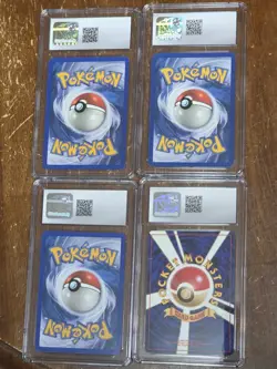 Lot Of 4 Vintage CGC graded Pokemon Cards - Image 2