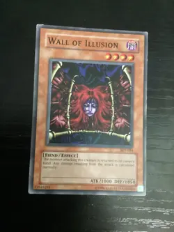 Yu-Gi-Oh TCG Wall Of Illusion SDY-034 Unlimited Regular Common Card Played HP - Image 1