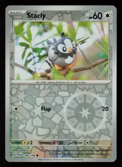 Starly SV01: Scarlet & Violet Base Set #148/198 Reverse Holo Common Pokemon Card - Image 1
