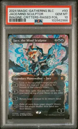 2024 MTG BLOOMBURROW COMMANDER #93 JACE, THE MIND SCULPTOR PSA 10 - Image 1