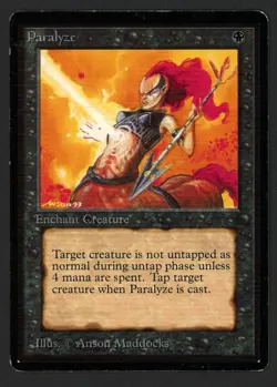 ***Beta Paralyze*** MTG Beta Kid Icarus - Image 1