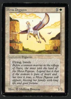 ***Beta Mesa Pegasus*** MTG Beta Kid Icarus - Image 1