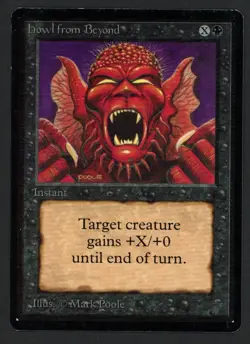 ***Beta Howl from Beyond*** MTG Beta Kid Icarus - Image 1