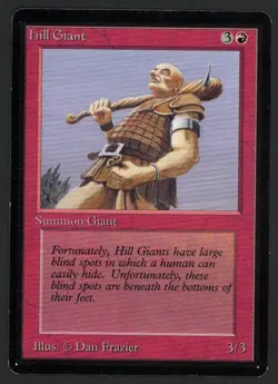 ***Beta Hill Giant*** MTG Beta Kid Icarus - Image 1