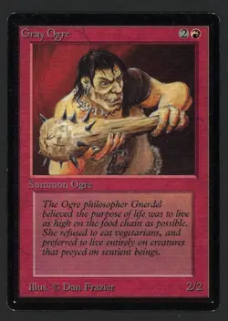 ***Beta Gray Ogre*** MTG Beta Kid Icarus - Image 1