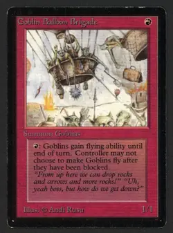 ***Beta Goblin Balloon Brigade*** MTG Beta Kid Icarus - Image 1