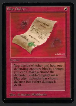 ***Beta False Orders*** MTG Beta Kid Icarus - Image 1