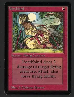 ***Beta Earthbind*** MTG Beta Kid Icarus - Image 1