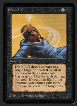 ***Beta Drain of Life*** MTG Beta Kid Icarus - Image 1