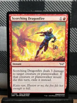 MTG TCG: Scorching Dragonfire 156, Duskmourn: House of Horror - Image 1