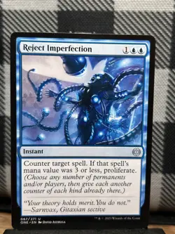 MTG TCG: Reject Imperfection 67/271, Phyrexia: All Will Be One - Image 1