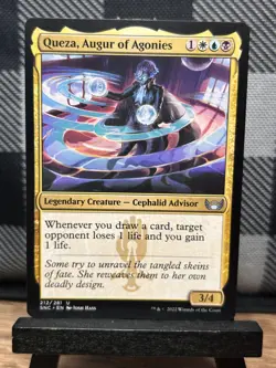 MTG TCG: Queza, Augur of Agonies 212/281, Streets of New Capenna - Image 1