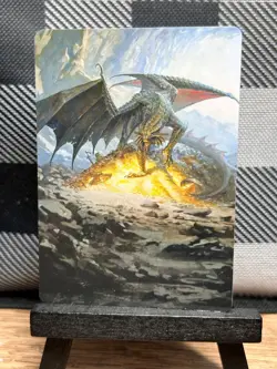 MTG TCG: Ancient Copper Dragon 4/81, Johan Grenier, Baldur's Gate _ ART - Image 1