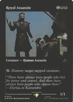 MTG Royal Assassin (Foil Etched) Foil NM Universes Beyond: Assassin's Creed Magi - Image 1