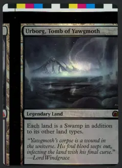 ***FOIL Urborg, Tomb of Yawgmoth NFC Miscut*** MTG FTV Lands Magic Kid Icarus - Image 1