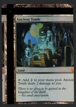 ***FOIL Ancient Tomb NFC Miscut*** MTG FTV Lands Magic Kid Icarus - Image 1