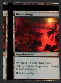 ***FOIL Shivan Gorge NFC Miscut*** MTG FTV Lands Kid Icarus - Image 1