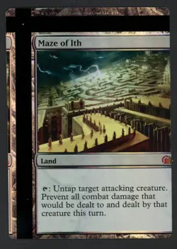 ***FOIL Maze of Ith NFC Miscut*** MTG FTV Lands Magic Kid Icarus - Image 1