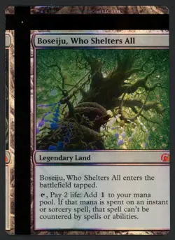 ***FOIL Boseiju, Who Shelters All NFC Miscut*** MTG FTV Lands Magic Kid Icarus - Image 1