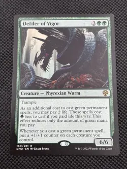 Defiler of Vigor #160 Normal Dominaria United NM MTG - Image 1