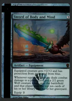 ***FOIL Sword of Body and Mind NFC Miscut*** MTG FTV Relics Magic Kid Icarus - Image 1
