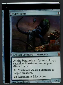 ***FOIL Masticore NFC Miscut*** MTG FTV Relics Magic Kid Icarus - Image 1