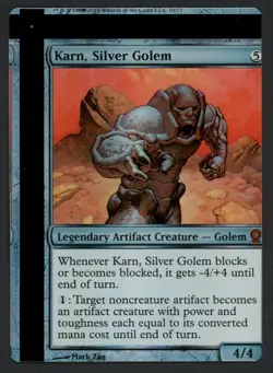 ***FOIL Karn, Silver Golem NFC Miscut*** MTG FTV Relics Magic Kid Icarus - Image 1