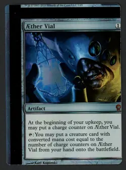 ***FOIL Aether Vial NFC Miscut*** MTG FTV Relics Magic Kid Icarus - Image 1