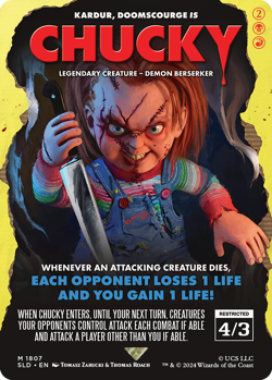 MTG Secret Lair x Chucky Non-Foil Edition SEALED - Image 2