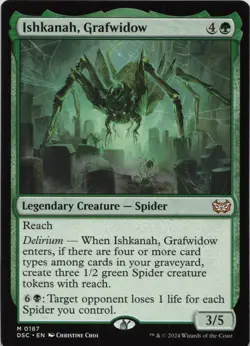 Ishkanah, Grafwidow M Commander: Duskmourn: House of Horror 187 LP-NM - Image 1