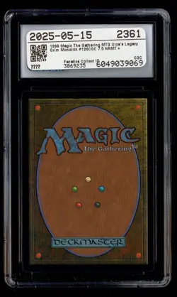 ***CGC 7.5 Grim Monolith*** MTG Urza's Legacy Kid Icarus - Image 2