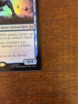 Spider-Man 2099, Miguel O'Hara (Foil) 0008 (M) MTG Marvel's Spider-Man (SPE) - Image 4