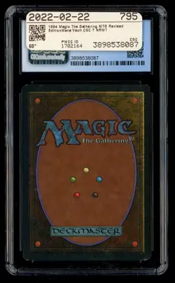 ***CGC 7 Mana Vault*** MTG Revised Kid Icarus - Image 2