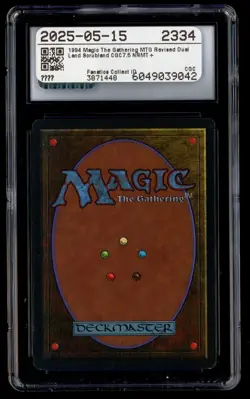 ***CGC 7.5 Scrubland*** MTG Revised Kid Icarus - Image 2