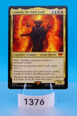 MTG Sauron, the Dark Lord Universes Beyond: the Lord of the Rings Regular #224 - Image 1
