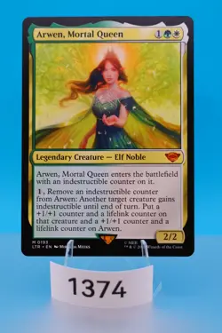 MTG Arwen, Mortal Queen Universes Beyond: the Lord of the Rings Regular #193 - Image 1