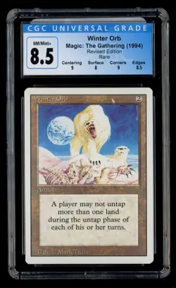 ***CGC 8.5 Winter Orb*** MTG Revised Kid Icarus - Image 1