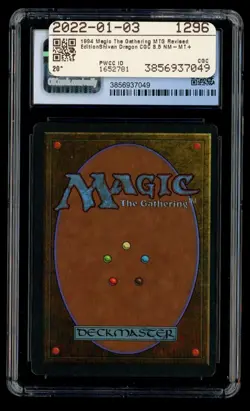 ***CGC 8.5 Shivan Dragon*** MTG Revised Kid Icarus - Image 2