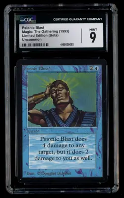 ***CGC 9 Beta Psionic Blast*** MTG Beta Kid Icarus - Image 1