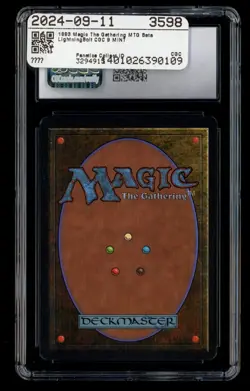 ***CGC 9 Beta Lightning Bolt*** MTG Beta Kid Icarus - Image 2