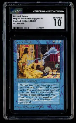 ***CGC 10 Beta Control Magic*** MTG Beta Kid Icarus - Image 1